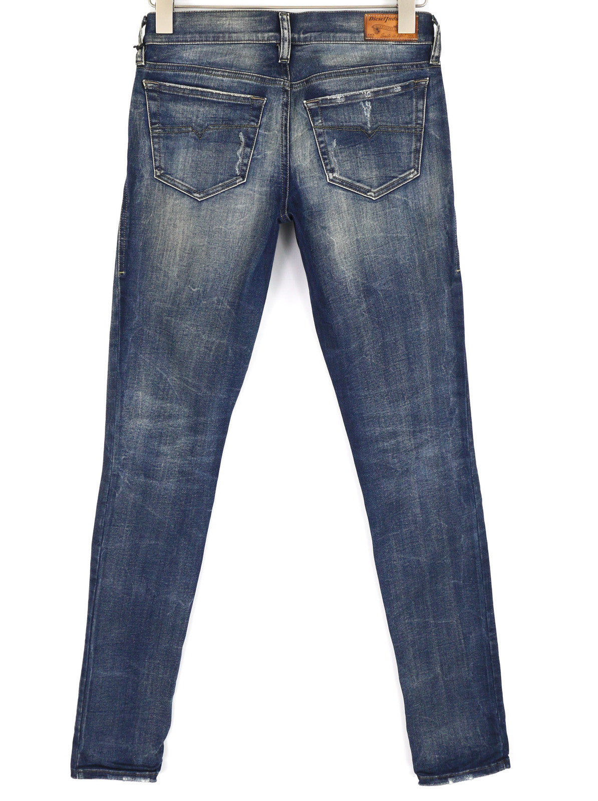 DIESEL Grupee 0838T Women Jeans W27/L32 Super Slim Skinny Low Waist Stretch