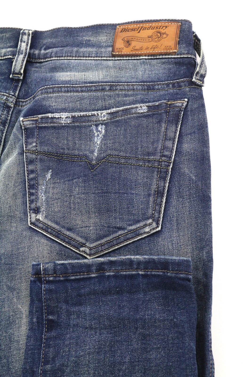 DIESEL Grupee 0838T Women Jeans W27/L32 Super Slim Skinny Low Waist Stretch