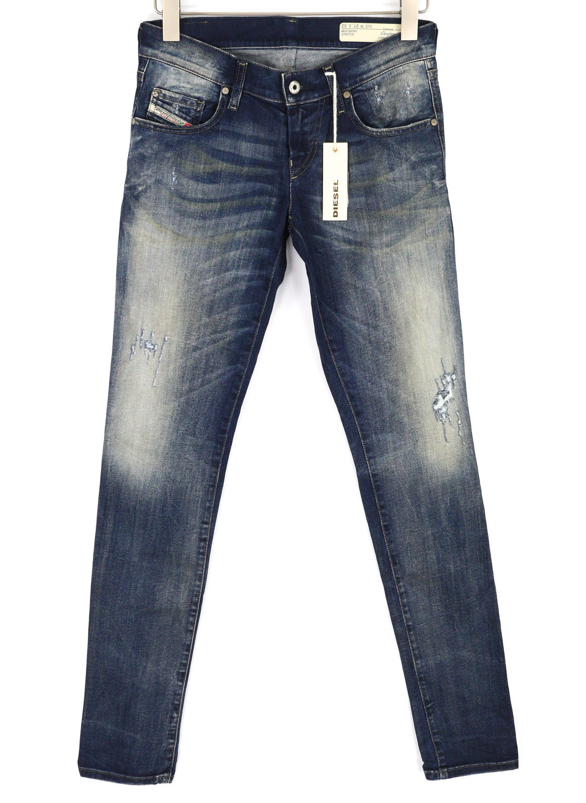 DIESEL Grupee 0838T Women Jeans W27/L32 Super Slim Skinny Low Waist Stretch