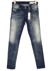 DIESEL Grupee 0838T Women Jeans W27/L32 Super Slim Skinny Low Waist Stretch