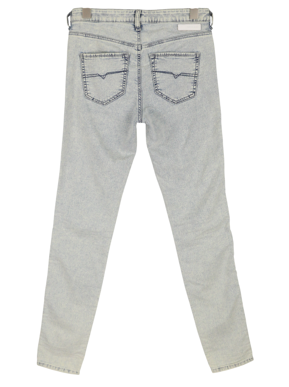 DIESEL Doris-Ne 0672C Women Jeans W27 Jogg Denim Sweat Blue Skinny RRP€210