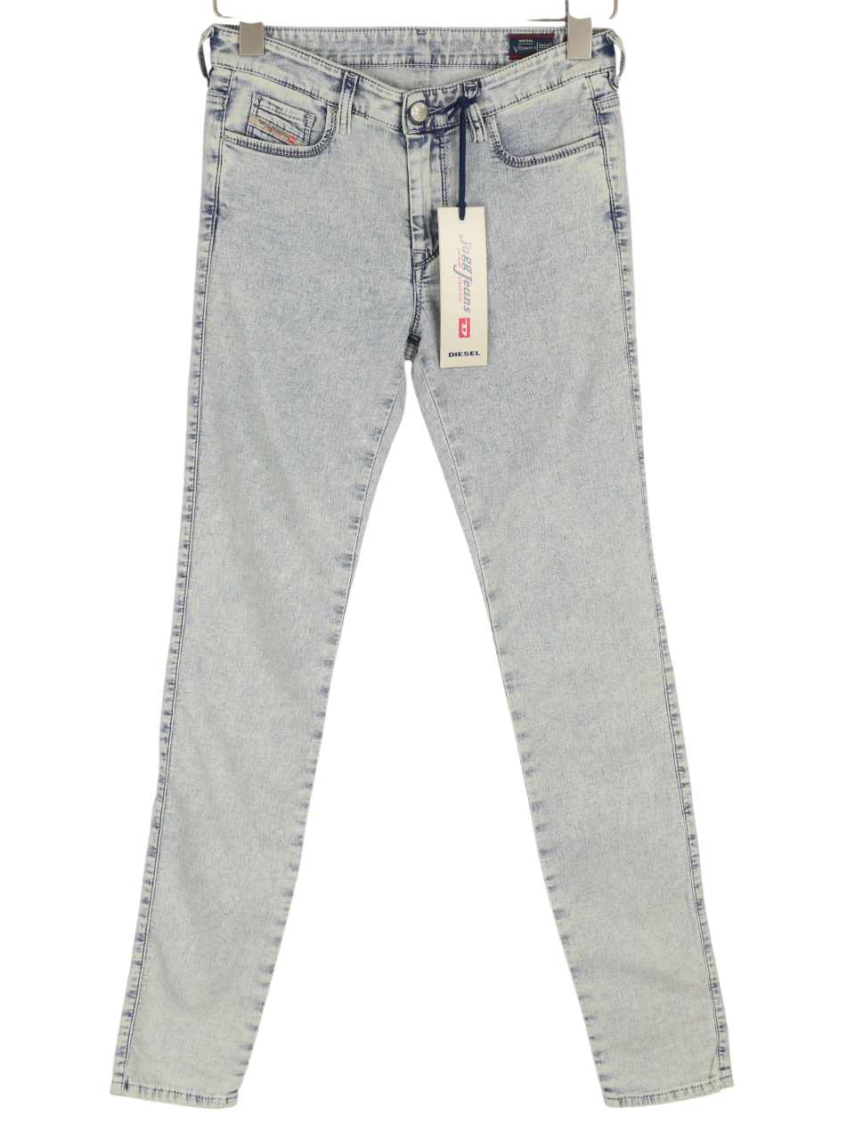 DIESEL Doris-Ne 0672C Women Jeans W27 Jogg Denim Sweat Stretch Skinny RRP€210