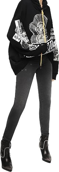 DIESEL Livier-S 069BK moteriškos džinsinės kelnės W29 žemu juosmeniu, pilkos, itin plonos 