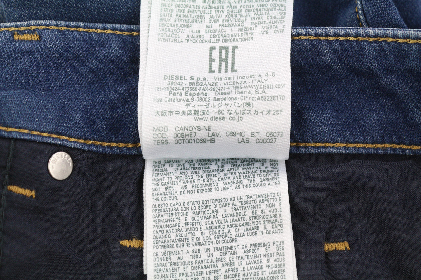 DIESEL Candys Jogg 069HC moteriški džinsai W31 Relaxed Boyfriend Stretch RRP 200 € 