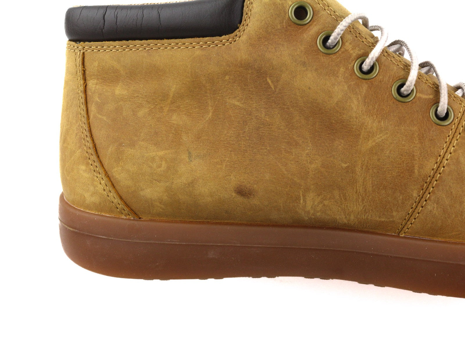 TIMBERLAND A2DSC vyriški batai, 43,5/44,5 cm, rudi, sendinto stiliaus, vandeniui atsparūs, medienos džiovinimo efektai.