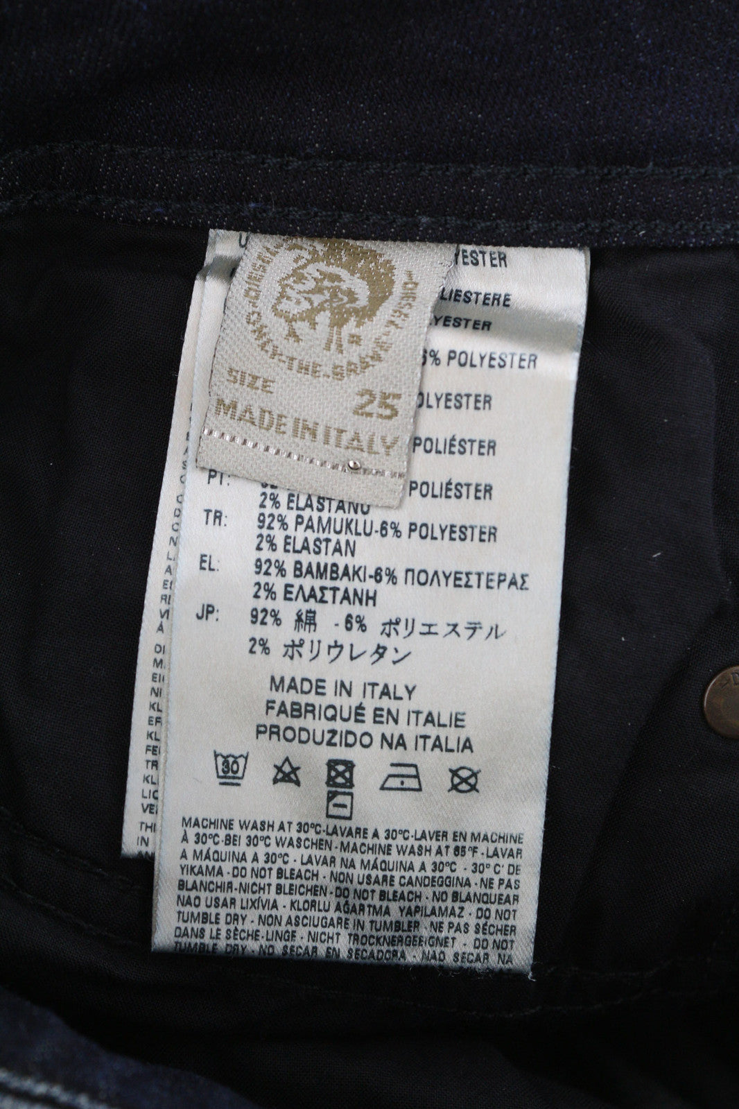 DIESEL D.N.A. Reen 0844T Women Jeans W25/L32 Regular Straight Regular RRP€200