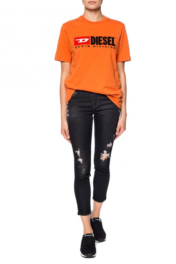 DIESEL Babhila 084YT moteriški aptempti džinsai W32/L32 pilki, tamprūs, patempiami 