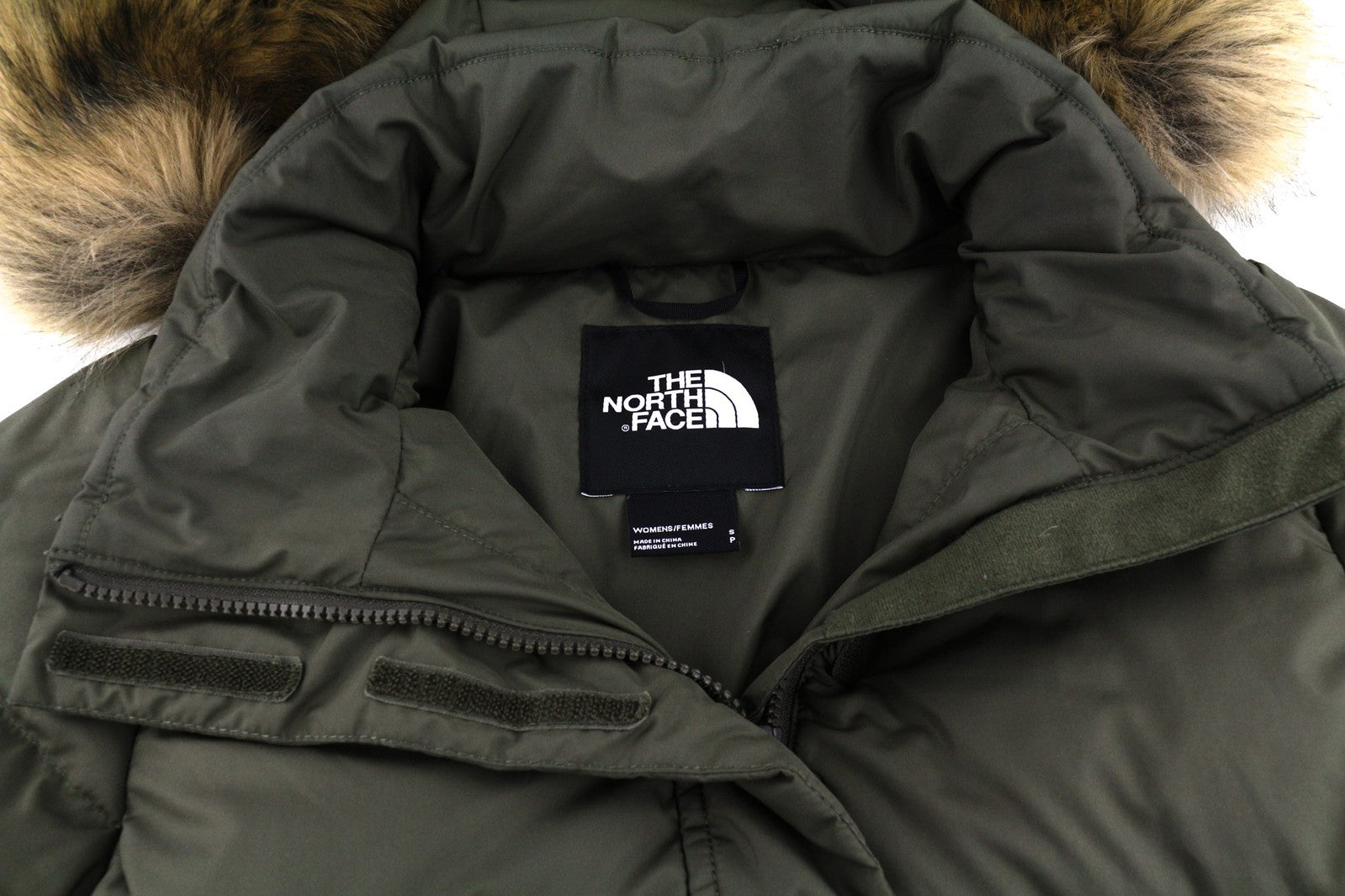 THE NORTH FACE Gotham moteriška striukė S Khaki 550 pūkinė izoliuota dygsniuota striukė S