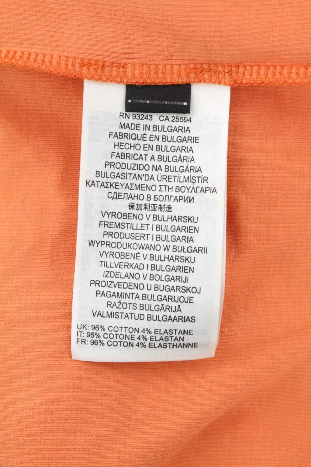 DIESEL T-Ballet-D moteriški marškinėliai, XL dydžio, oranžiniai, ilgomis rankovėmis, apvalios iškirptės, tamprūs, RRP 100 € 