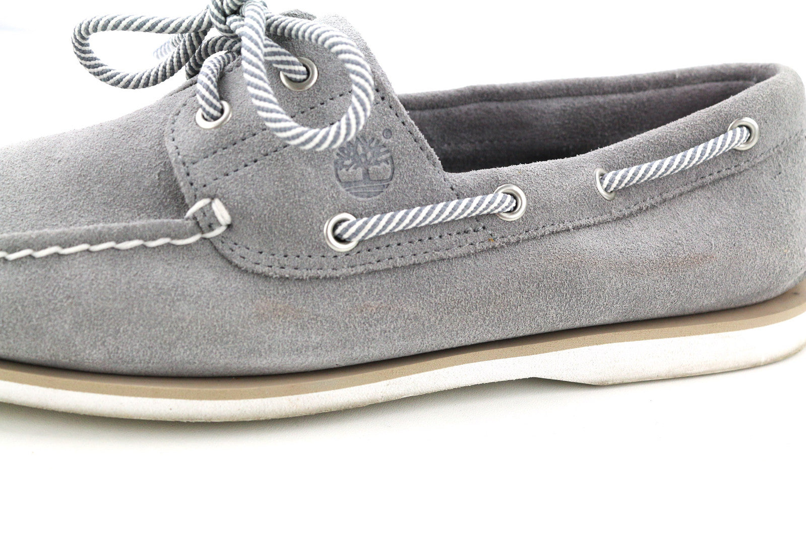 TIMBERLAND A43W1 vyriški batai EU45 UK10.5 pilki odiniai laisvalaikio bateliai su migdolų nosimi 