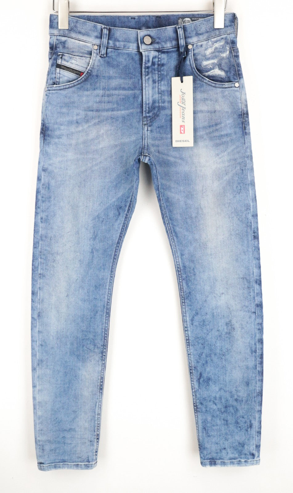 DIESEL Krailey-BT 080AS W25 mėlyni Jogg Sweat Boyfriend Fit moteriški džinsai 