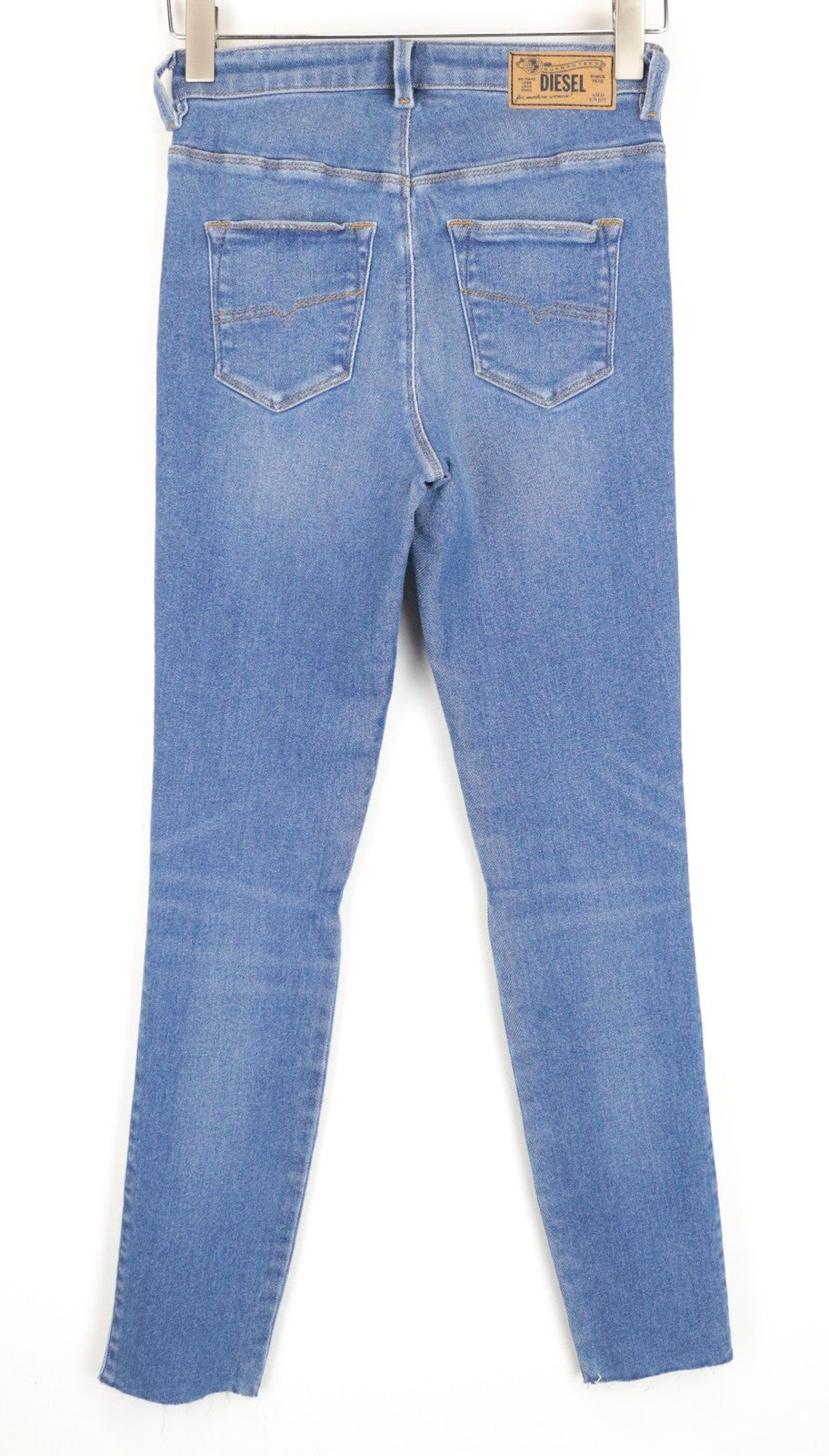 DIESEL Skinzee-High R6BA8 W25/L30 Slim Stretch Skinny moteriški džinsai mėlyni 