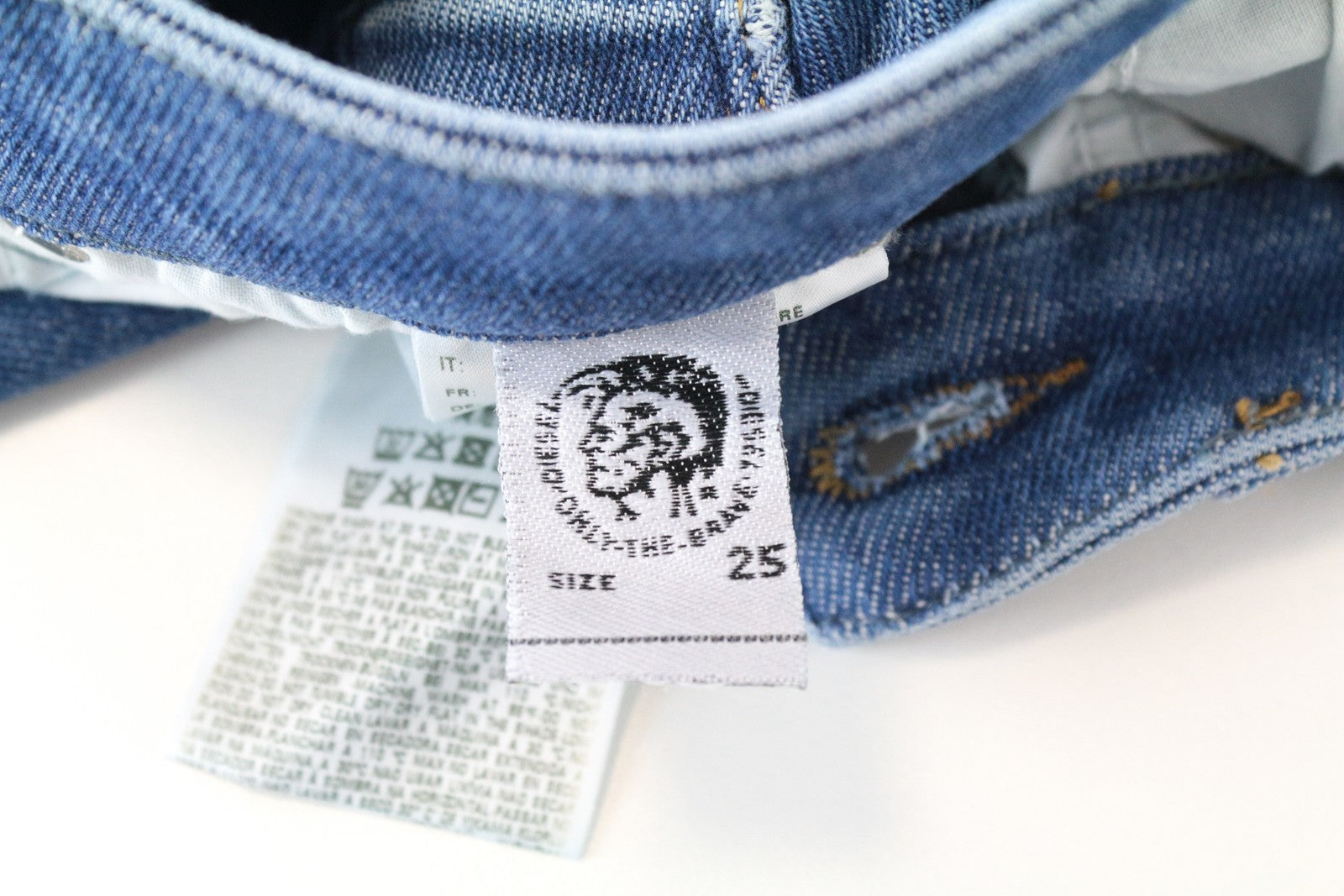 DIESEL Skinzee-High R6BA8 W25/L30 Slim Stretch Skinny moteriški džinsai mėlyni 