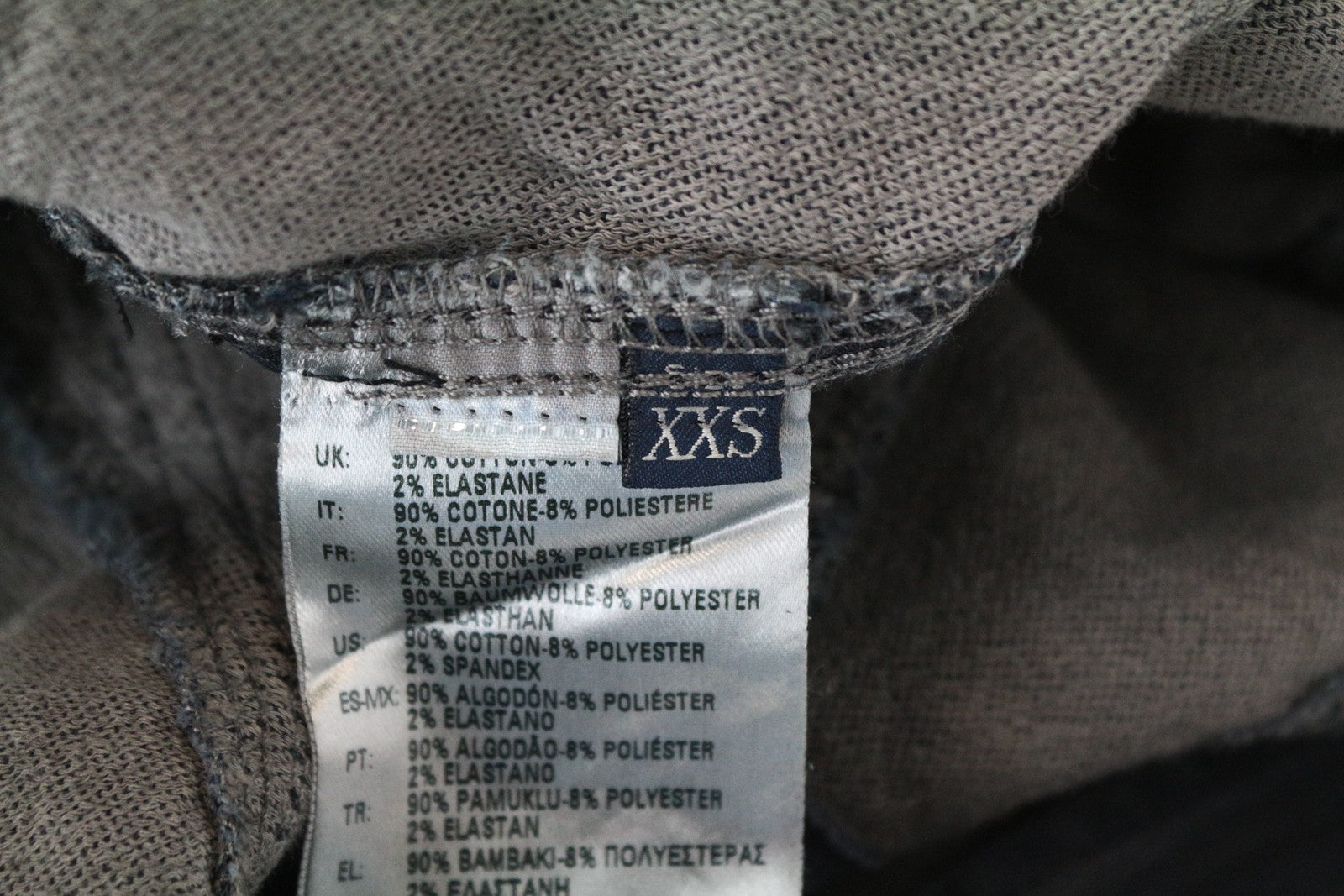 DIESEL Jeide-NE 0848J 2XS Jogg Skinny Fit Tamsiai mėlynas moteriškas kombinezonas su gobtuvu 