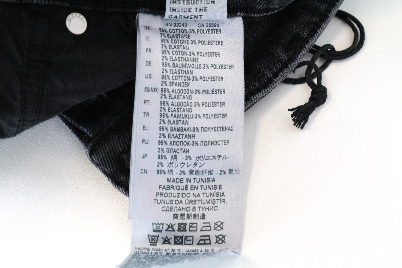 DIESEL Babhila 081AH W31/L32 Slim Skinny pilki medvilniniai tamprūs moteriški džinsai 