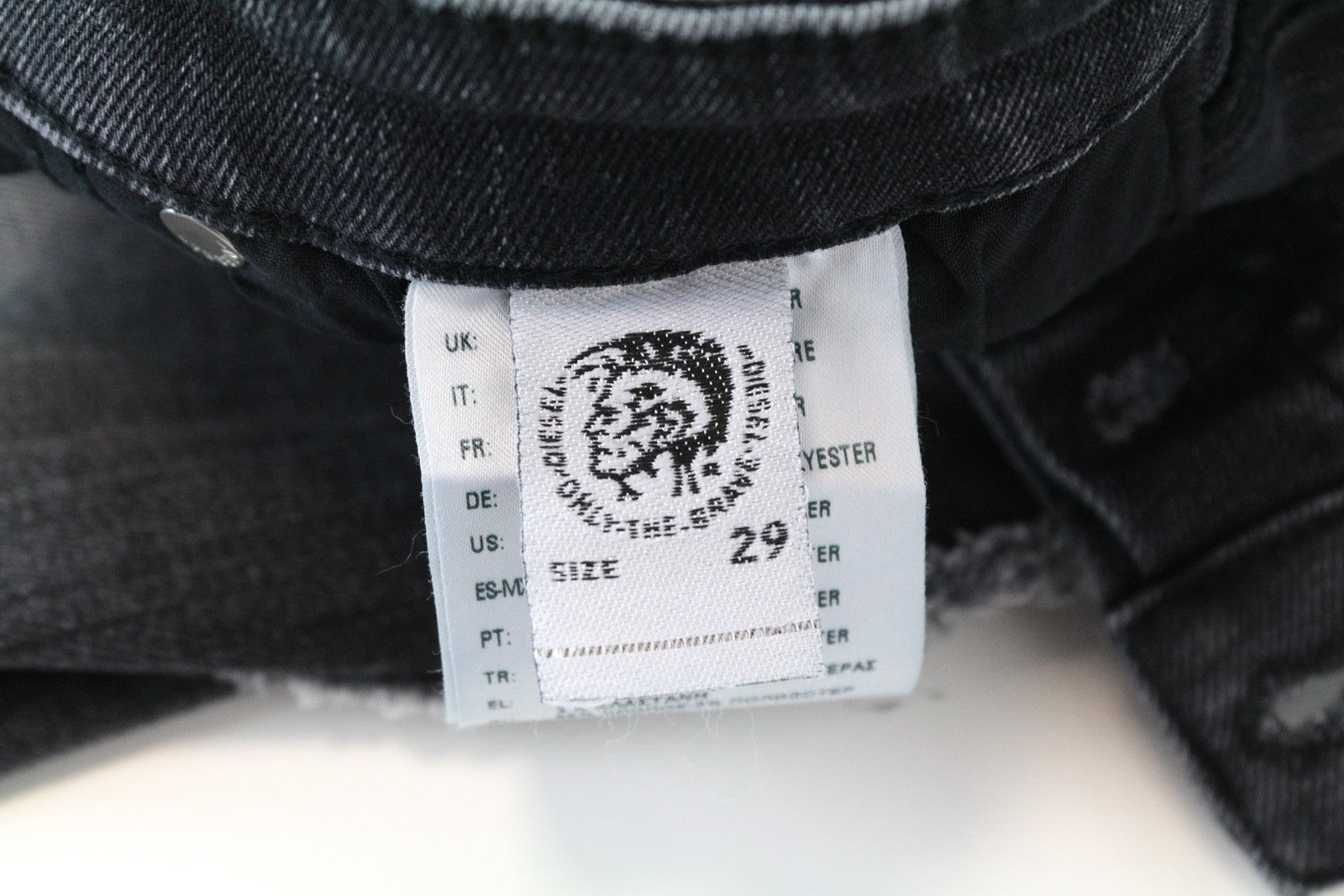 DIESEL Babhila-F 081AH W29/L32 pilki aptempti moteriški džinsai „Slim Stretch“ 