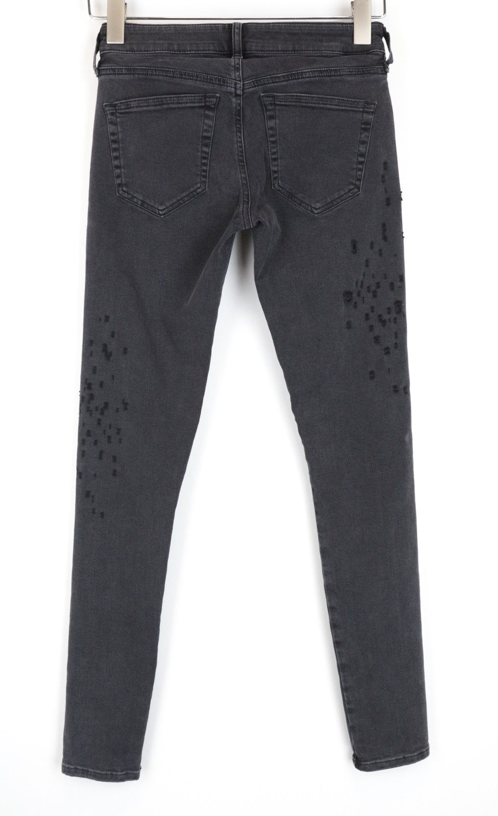 DIESEL Slandy-Low 085AW W25/L32 Skinny Super Slim Fit tamprūs pilki moteriški džinsai 