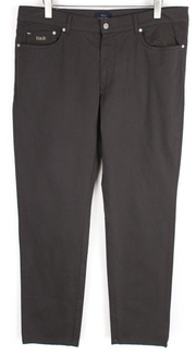 Harmont & Blaine Mens Pants 56 Brown Cotton Stretch Flat Front Jean Style