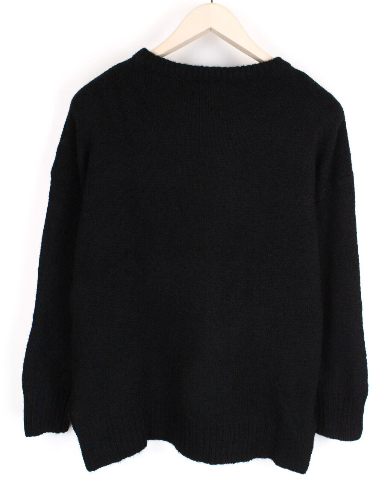 Even&Odd Womens Sweater S Black Knitted Pullover Long Sleeve  Jumper