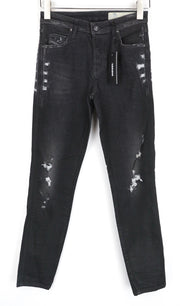 DIESEL Babhila 084YT W25/L32 tamprūs pilki medvilniniai aptempti moteriški džinsai 