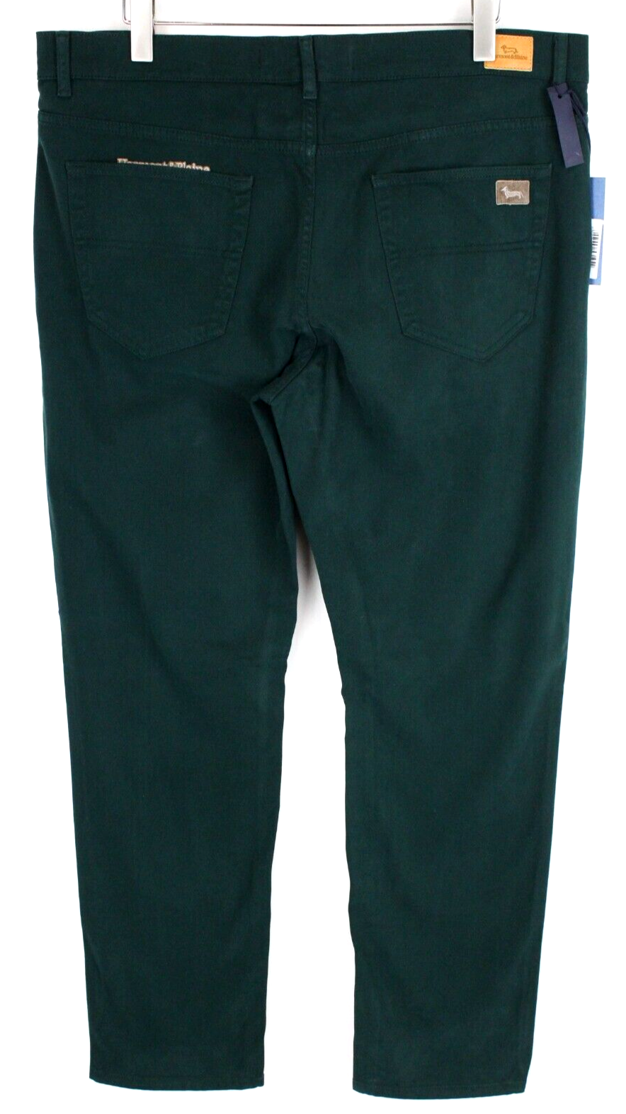 Harmont & Blaine Mens Trousers 56 Moss Green Stretch Jean Style Five Pockets