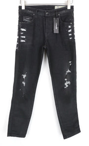 DIESEL Babhila 084YT W26 L30 Women's Grey Slim Stretchy Skinny Denim Pants