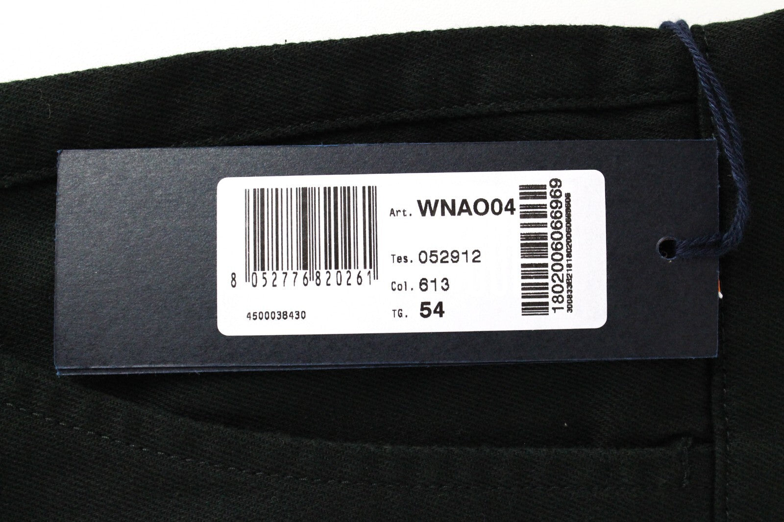 Harmont & Blaine Mens Pants 54 Dark Green Chino Stretch Narrow  Design