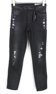 DIESEL Babhila 084YT  Grey W26 L32 Skinny Jeans Stretch 5-Pocket Women's
