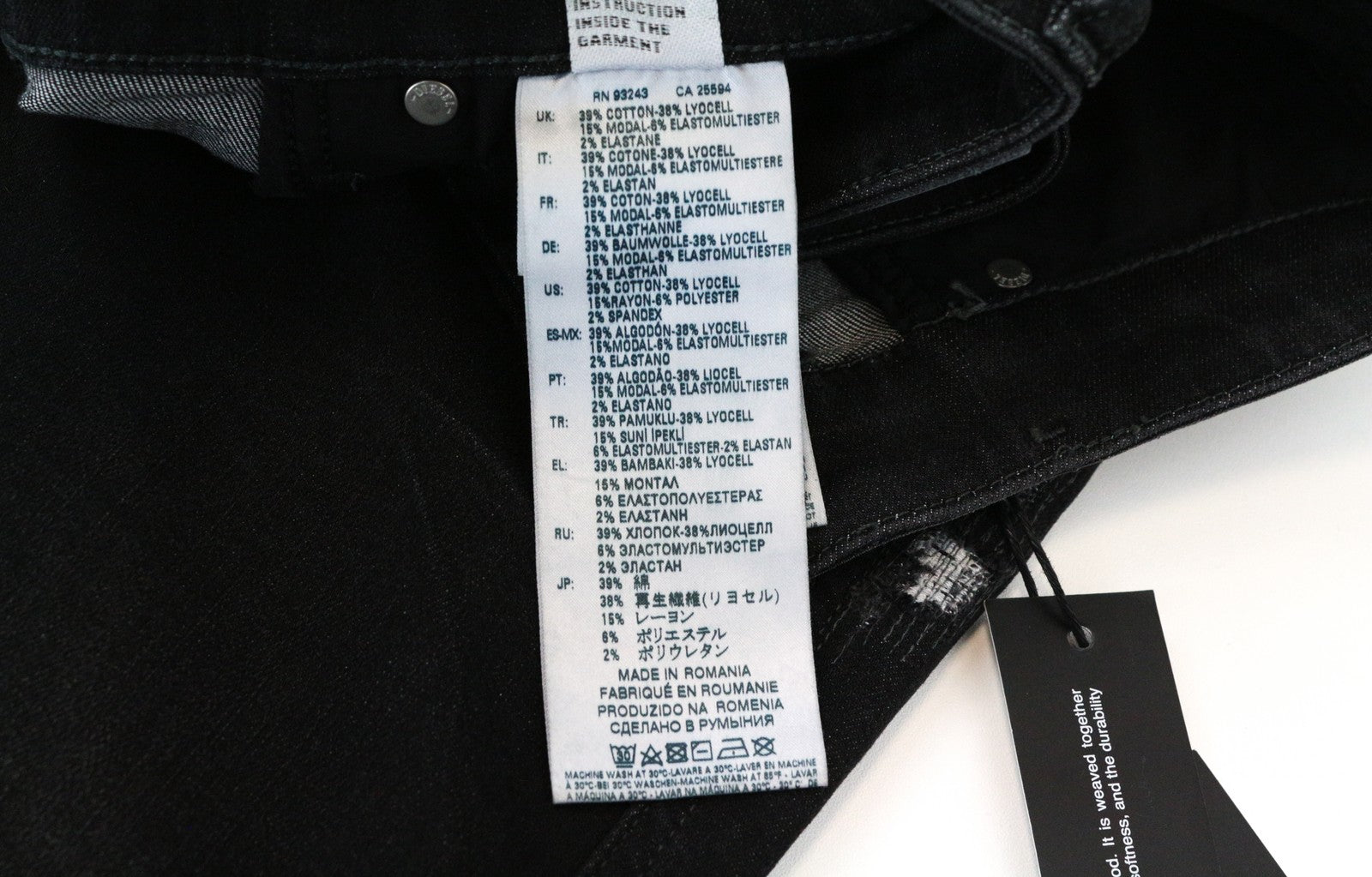 DIESEL Babhila 084YT  Grey W26 L32 Skinny Jeans Stretch 5-Pocket Women's