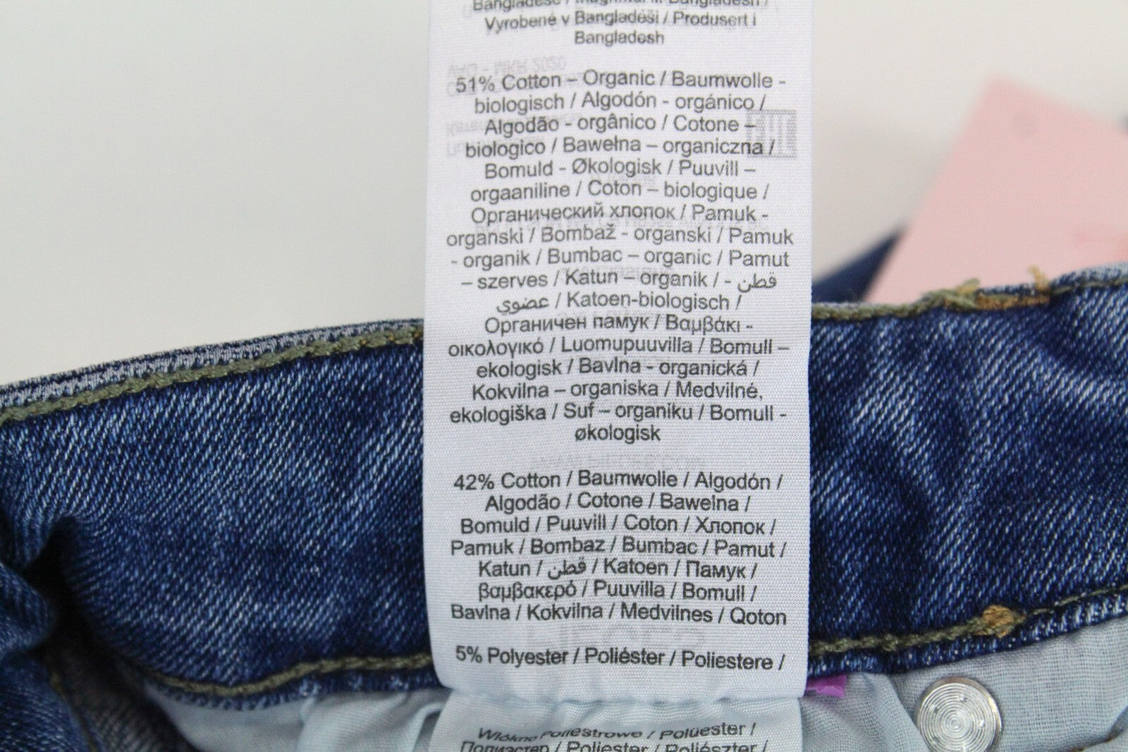 Moteriški džinsai „Pieces“ ploni, mėlyni, vidutinio juosmens, skalbtos medvilnės tamprės 