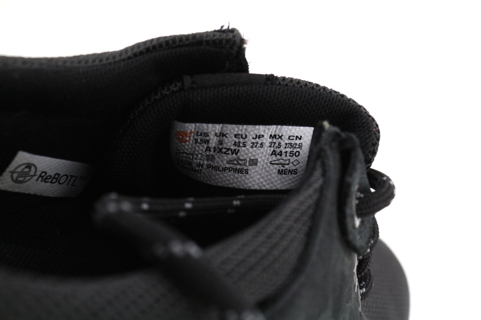 TIMBERLAND A1XZW-A4150 vyriški sportbačiai su juodu tekstilės ir odos detalėmis, 43/43.5 dydis 