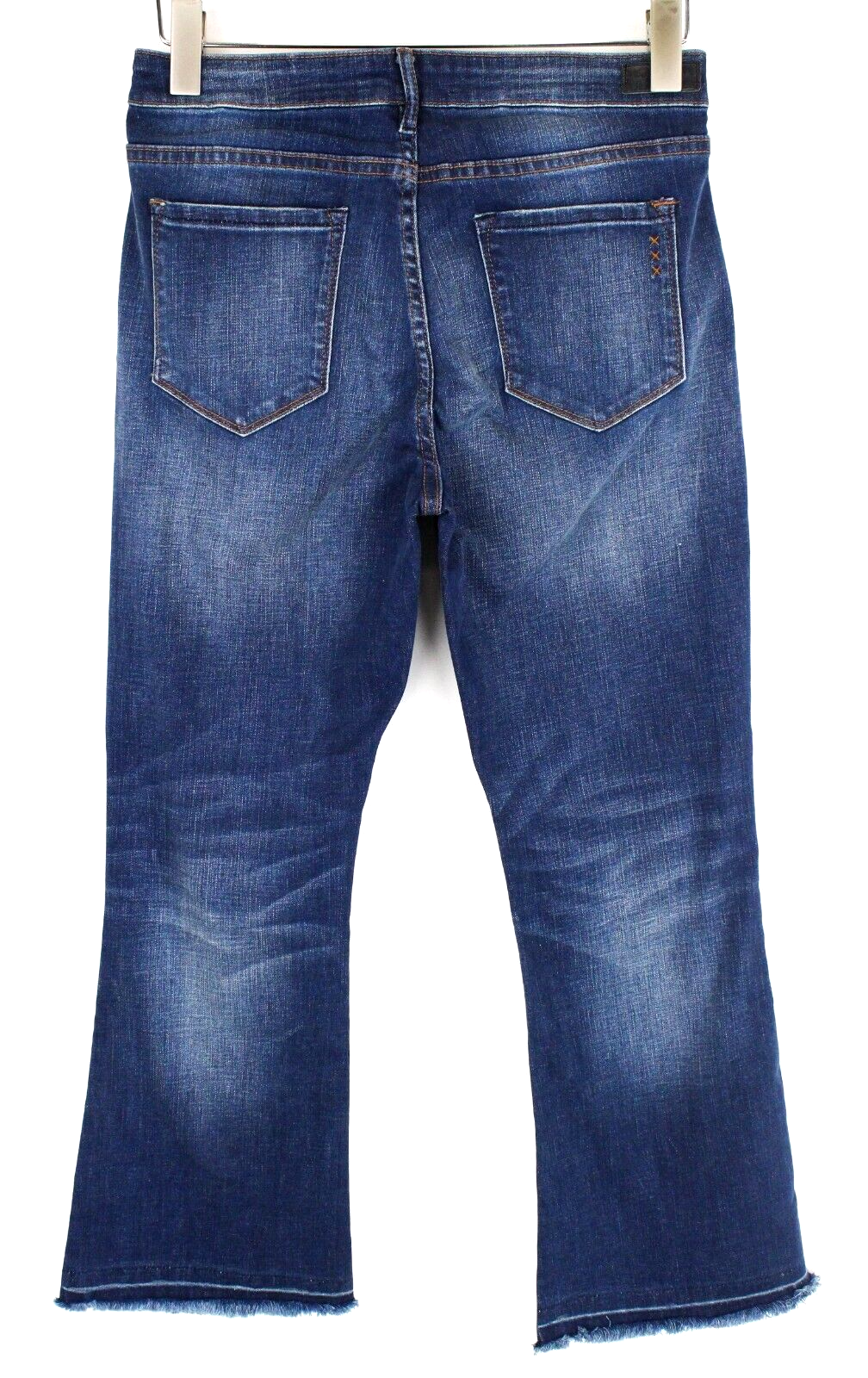 Scotch & Soda Womens Jeans W31/L34 Blue Cropped Stretch Cotton  Blauw