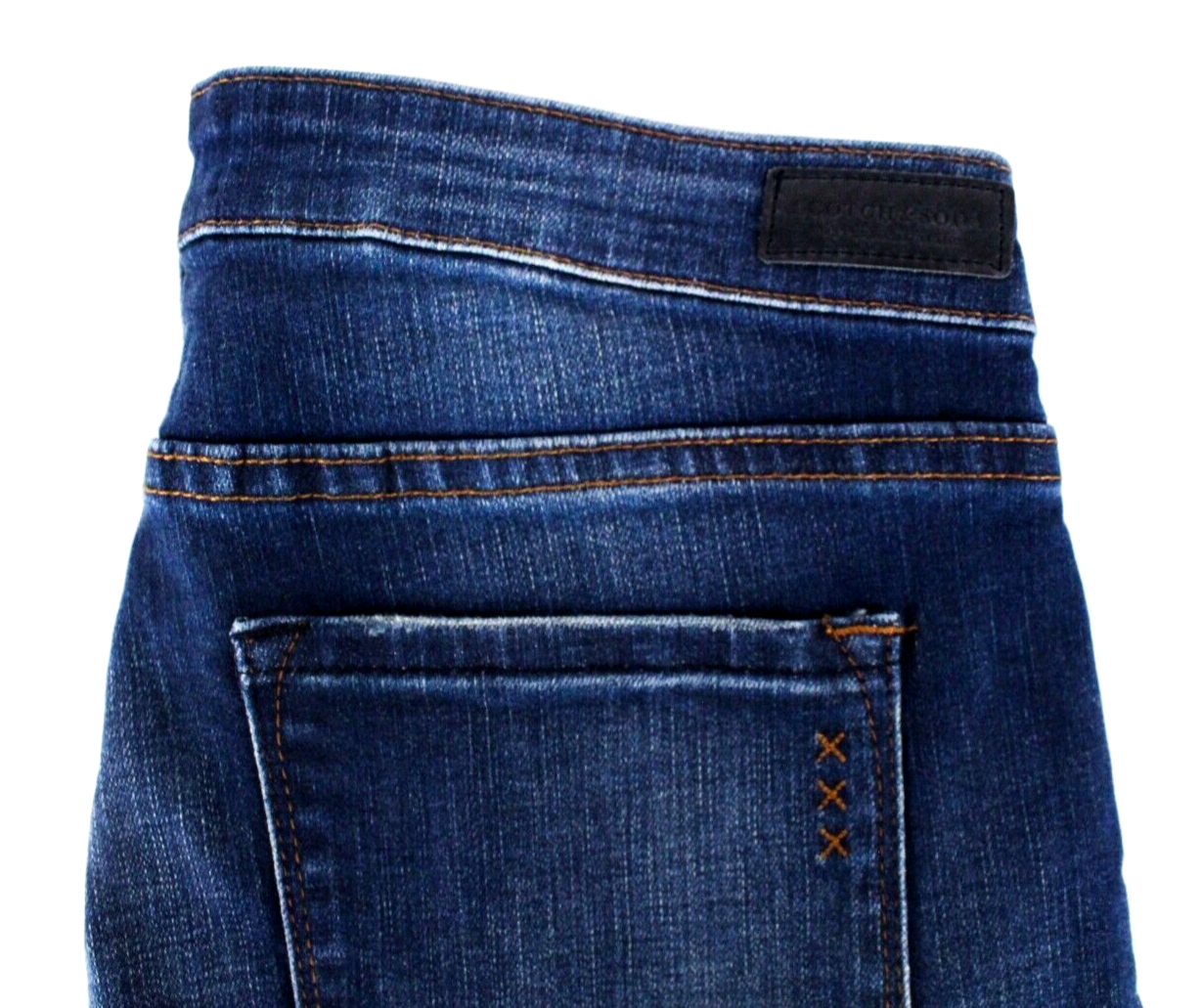Scotch & Soda Womens Jeans W31/L34 Blue Cropped Stretch Cotton  Blauw