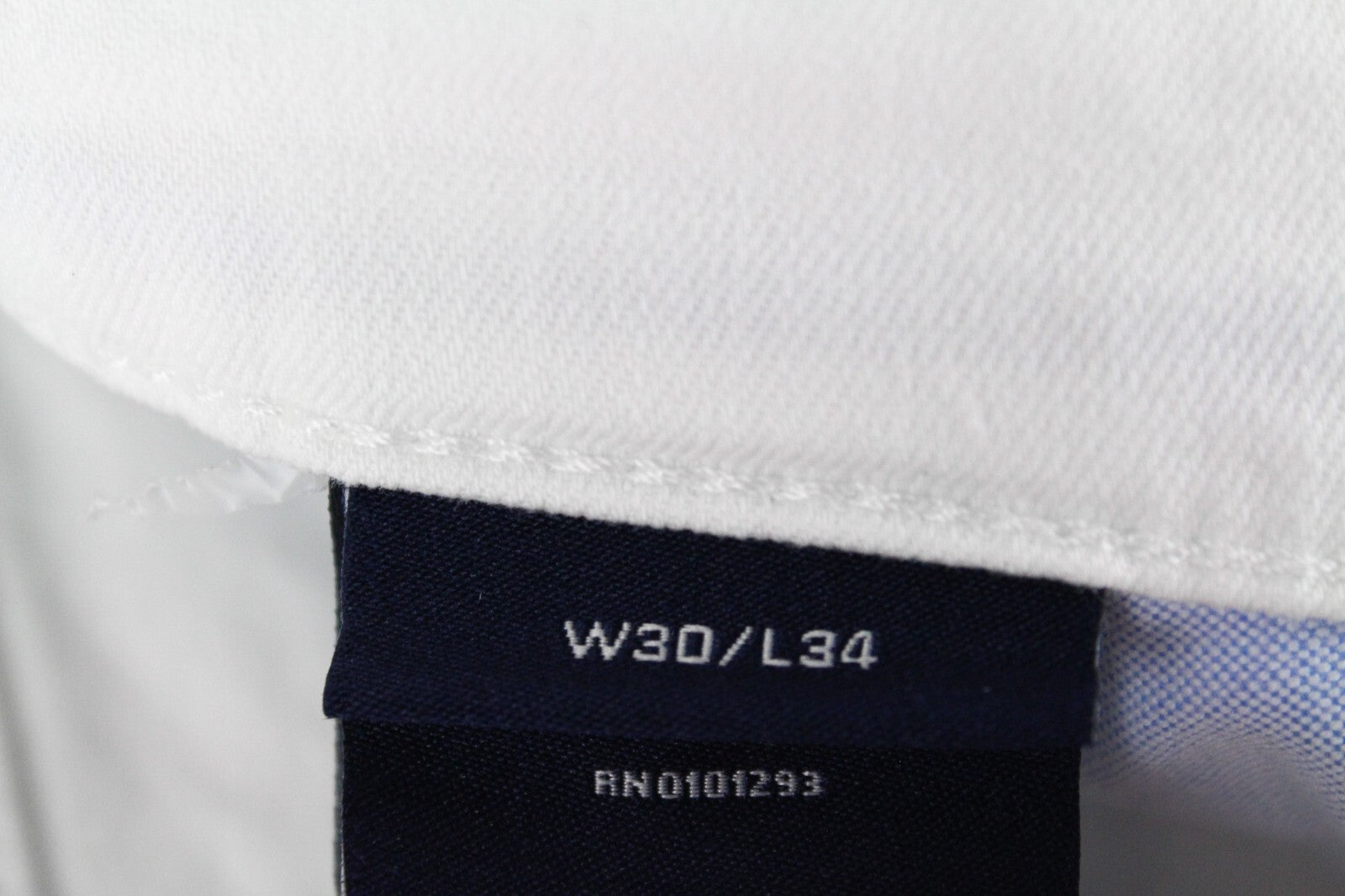 Gant Womens White Jeans W30/L34 Slim  Cotton Stretch Low Waist Tapered