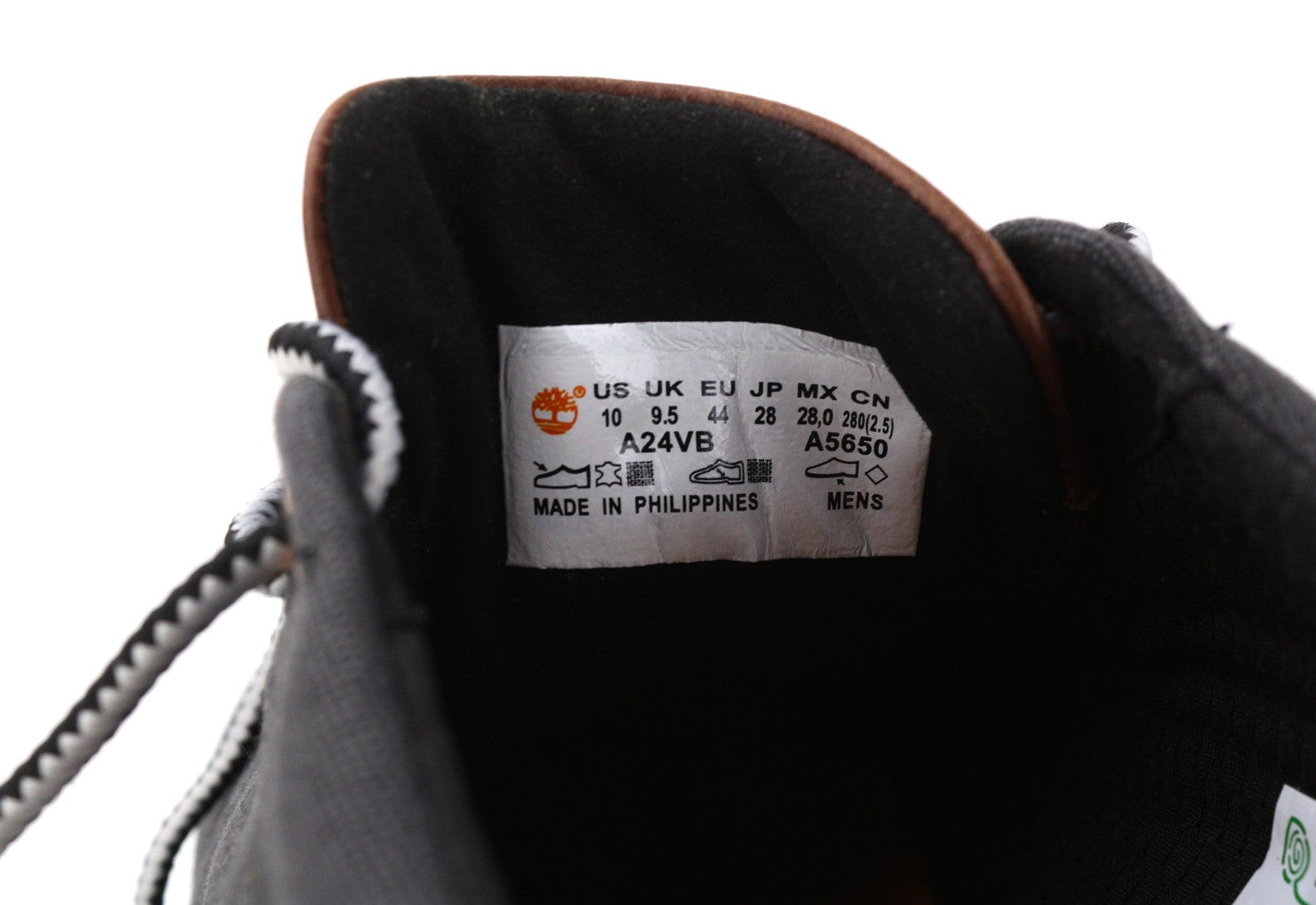 TIMBERLAND A24VB-A5750 vyriški batai, EU43.5/44, tamsiai pilki, žemapadžiai, su raišteliais, sportbačiai. 