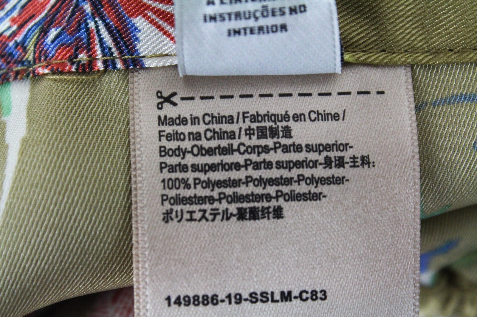 Maison Scotch Womens Pants XS Green Palm Flower Pleated Patterned Pull-On