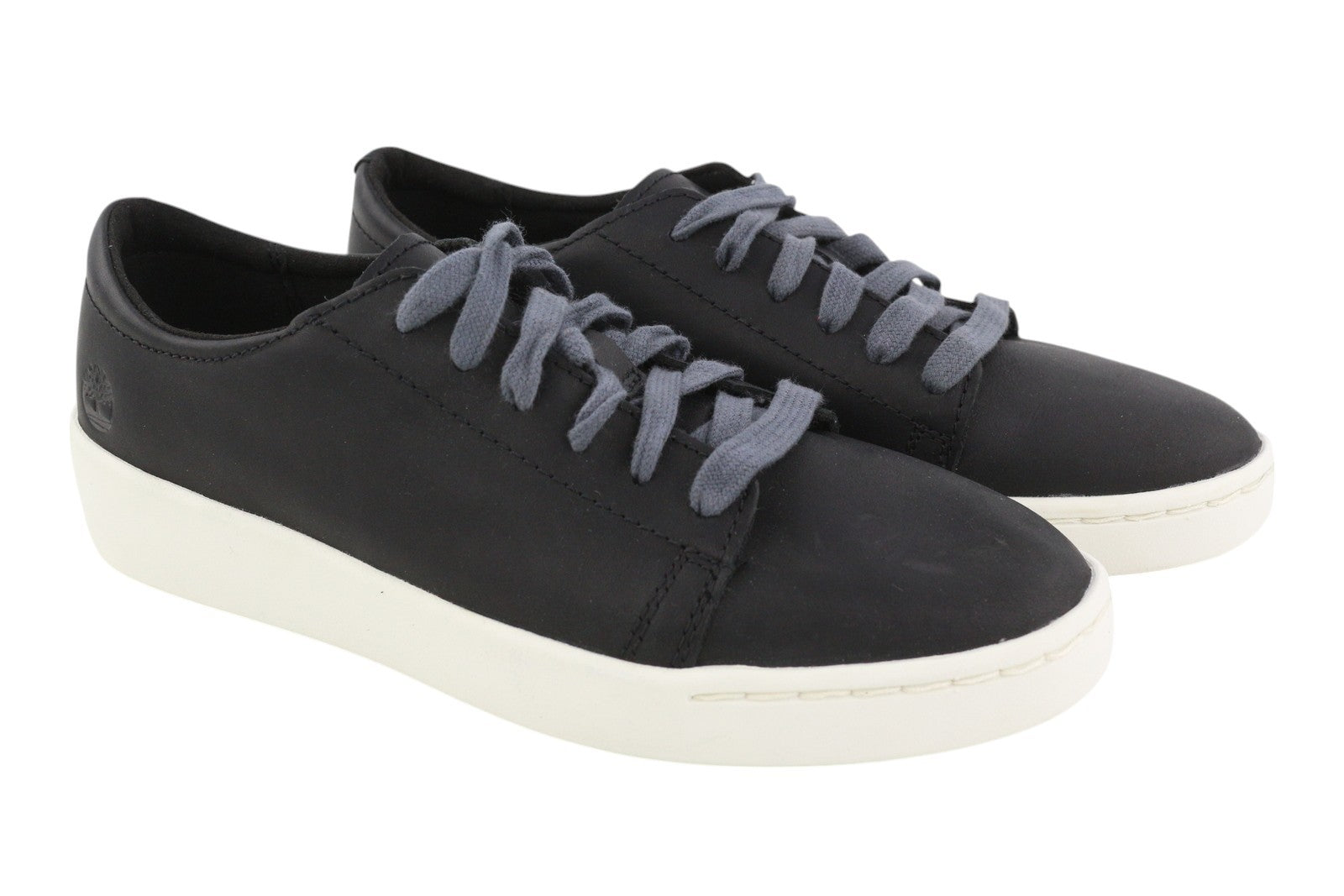 TIMBERLAND A267Z moteriški sportbačiai, 37 dydžio, juodos odos, migdolų nosimis, suvarstyti. 