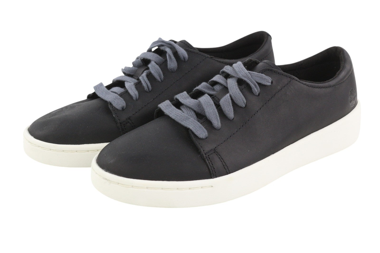 TIMBERLAND A267Z moteriški sportbačiai, 37 dydžio, juodos odos, migdolų nosimis, suvarstyti. 