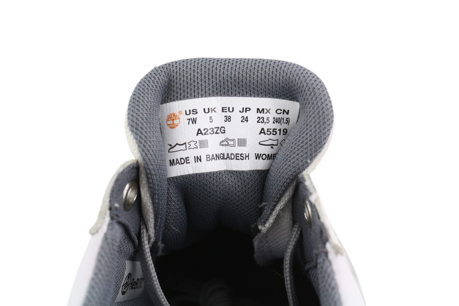 TIMBERLAND A23ZG moteriški sportbačiai, pilki, odiniai, žemapadžiai, suvarstomi logotipu, 38 € 