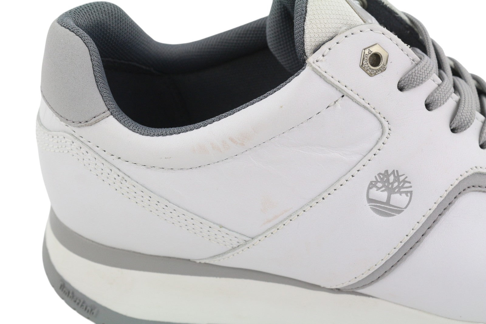 TIMBERLAND A23ZG moteriški sportbačiai, pilki, odiniai, žemapadžiai, suvarstomi logotipu, 38 € 