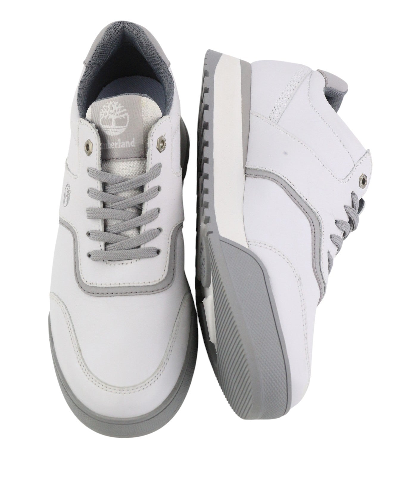 TIMBERLAND A23ZG moteriški sportbačiai, pilki, odiniai, žemapadžiai, suvarstomi logotipu, 38 € 