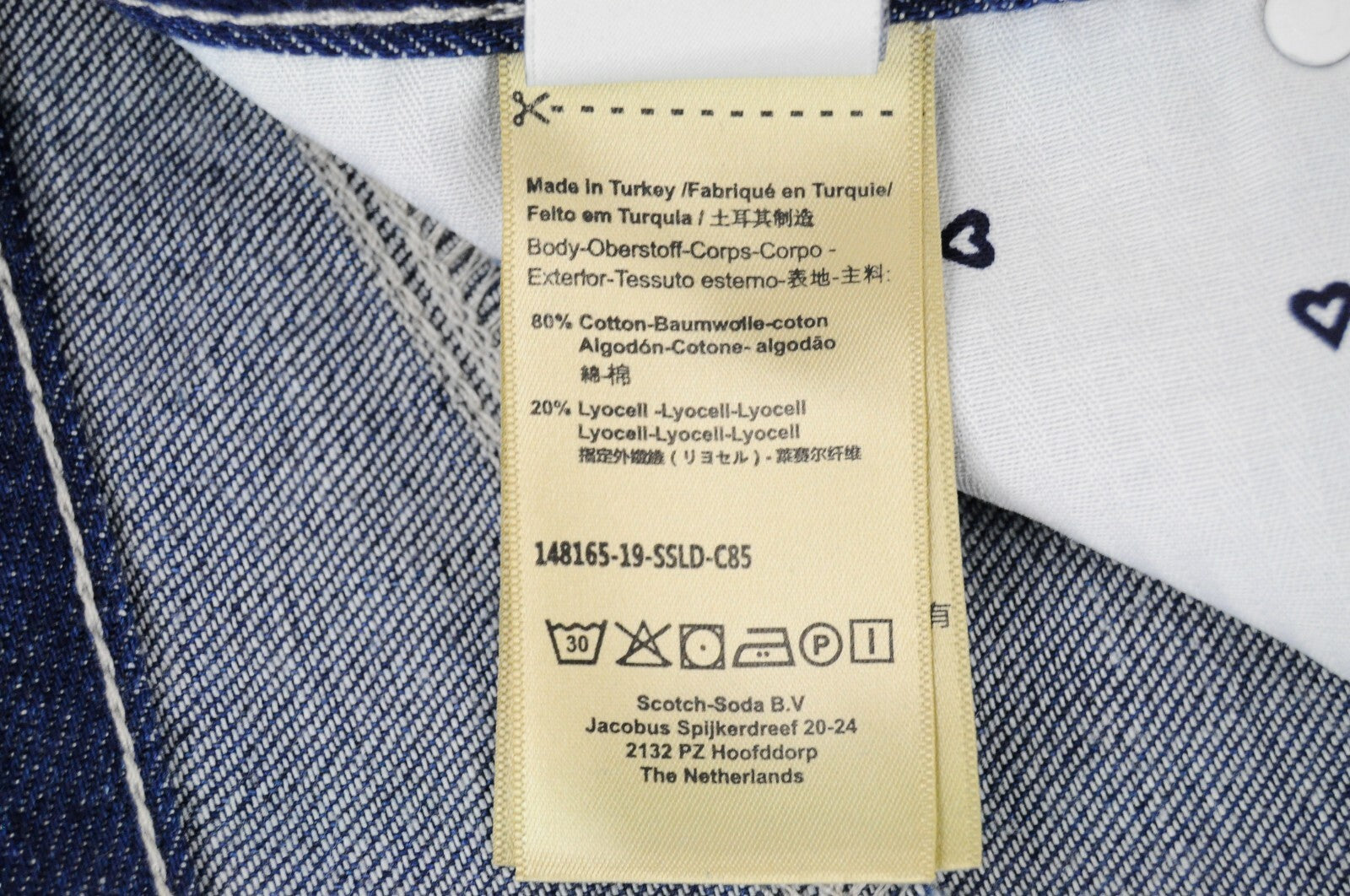 Scotch &amp; Soda moteriški džinsai W25/L32 mėlyni laisvi mėlyni medvilniniai džinsai 