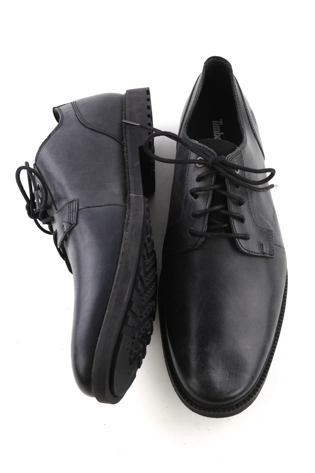 TIMBERLAND A1QE3-A4519 vyriški batai EU45/45.5 juodi žemapadžiai odiniai su raišteliais 