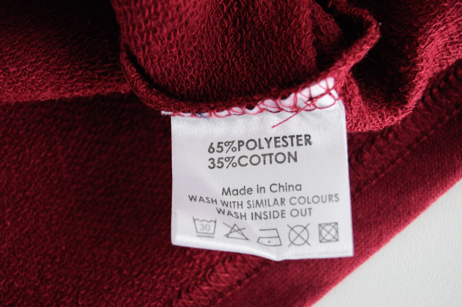 DNN  Womens Sweatshirt XS Red Cotton   Print Long Sleeve