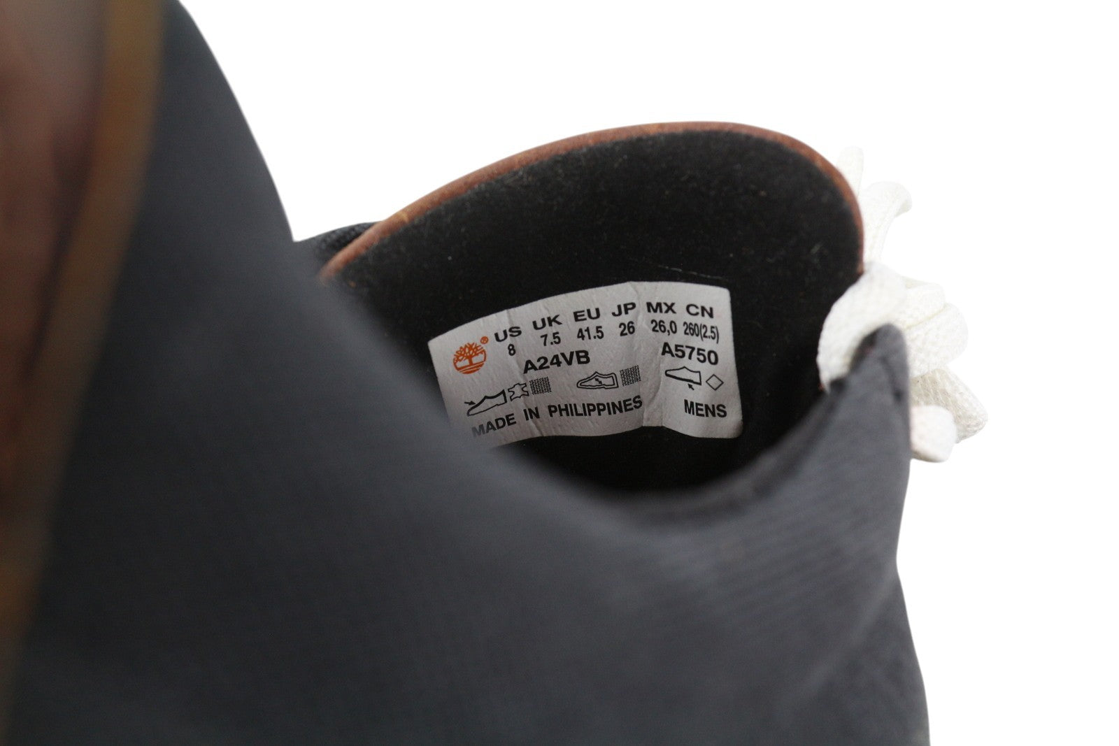 TIMBERLAND A24VB vyriški sportbačiai, EU41.5, juodi, migdolų spalvos, Tencel Refibra bateliai. 