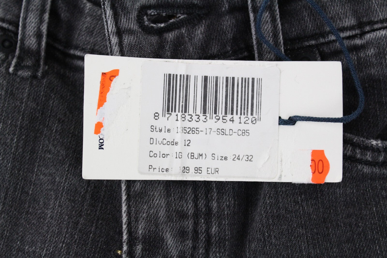 Scotch &amp; Soda moteriški džinsai W24/L32 pilki, dirbtinai sendinti, tiesūs, tamprūs. 