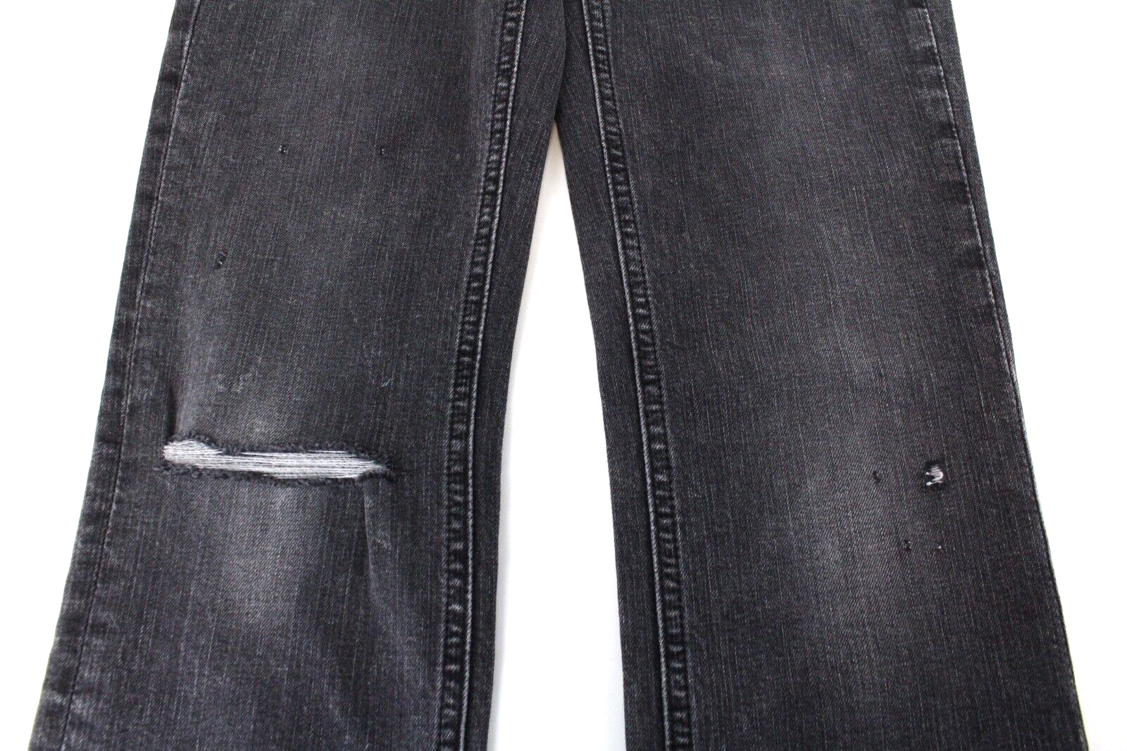 Scotch &amp; Soda moteriški džinsai W24/L32 pilki, dirbtinai sendinti, tiesūs, tamprūs. 