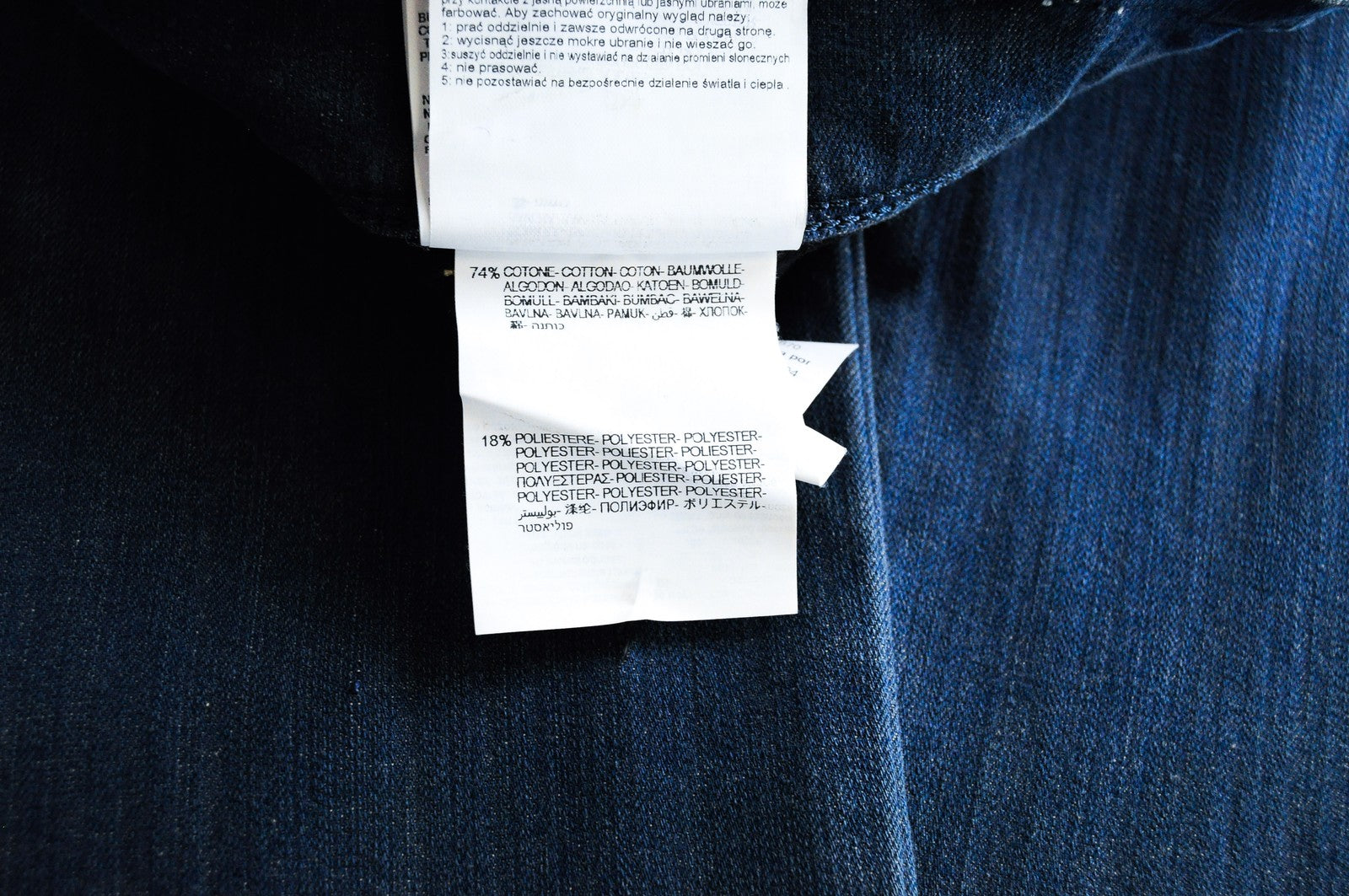 REPLAY Anbass vyriški ploni džinsai W30 L32 mėlyni, skalbtos tamprios medvilnės, 5 kišenės 