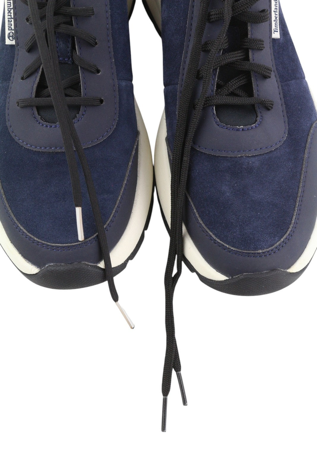 TIMBERLAND A24RX vyriški sportbačiai, EU41/42, tamsiai mėlyni, odiniai, žemakulniai bateliai su migdolų nosimis. 