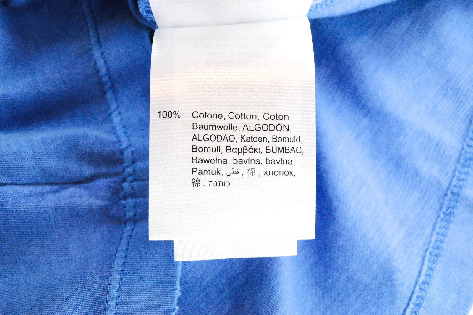 REPLAY vyriški marškinėliai M su trumpomis rankovėmis, mėlyni medvilniniai marškinėliai apvaliu kaklu 